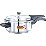 Prestige 3L Alpha Deluxe Induction Base Stainless Steel Pressure Cooker, 3.0-Liter