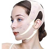 Chin Strap for Sleeping, V Line Chin Face Lifting Mask, Double Chin Reducer Eliminator for Women, Jawline Mask with Breathable & Comfortable Design, Face Wrap for Overnight Skincare (1pcs)