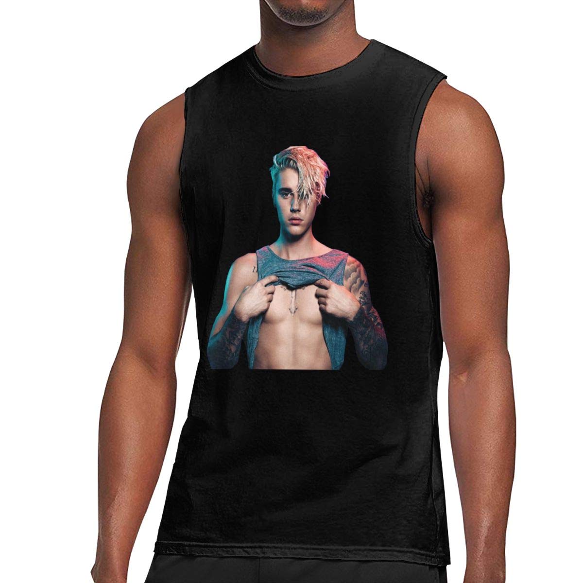 Sleeveless Gym Monster Workout Sleeveless Muscle S Black T Shirt