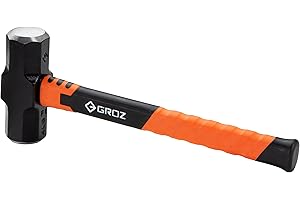 Groz Engineers’ Hammer with Fiberglass Handle | Lightweight and Tough | Hammer with Overstrike Protection | Shockproof Hammer