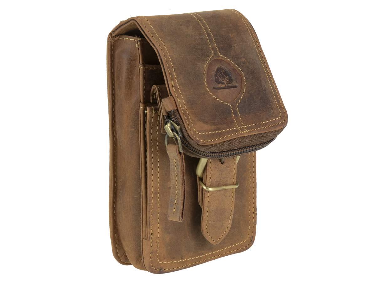 Greenburry Vintage fanny pack leather 10 cm