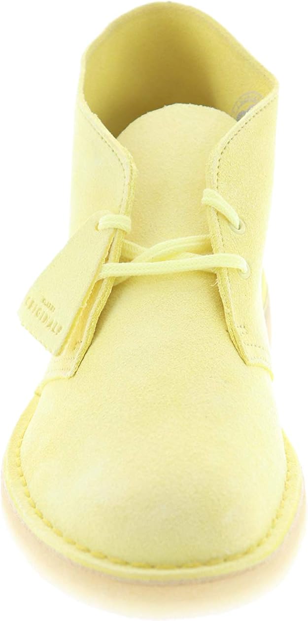 clarks desert boots yellow