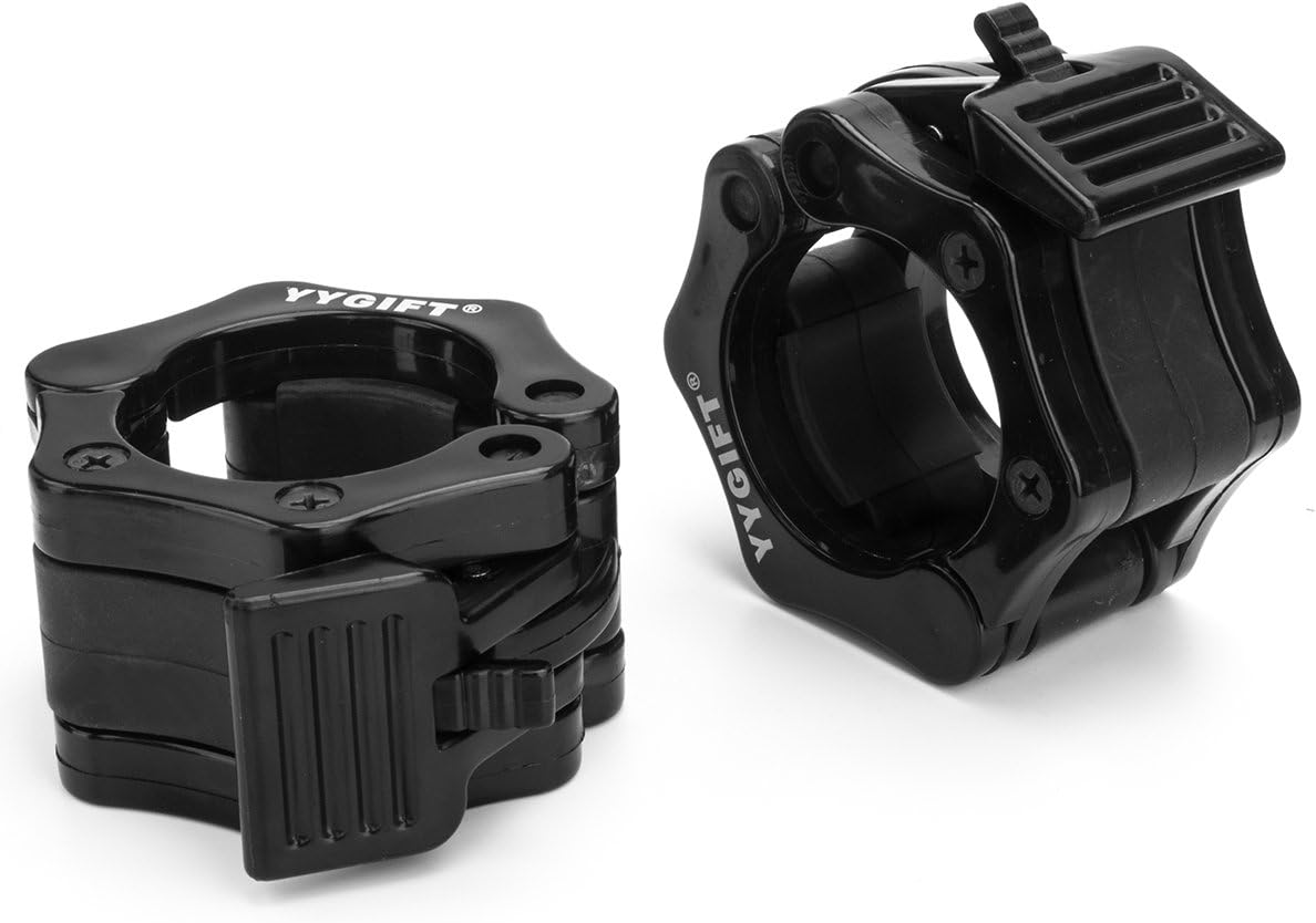 YYGIFT Quick Release Pair of Locking 2" Olympic Size Barbell Clamp Collar Great for Pro Crossfit Training : Sports & Outdoors