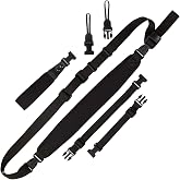 OP/TECH USA Super Classic Combo Camera Strap Kit &ndash; Adjustable Neoprene Camera Neck Strap with Quick Release &ndash; Comfortable, Durable Photography Accessories &ndash; Made in USA &ndash; Fits DSLR &amp; Mirrorless