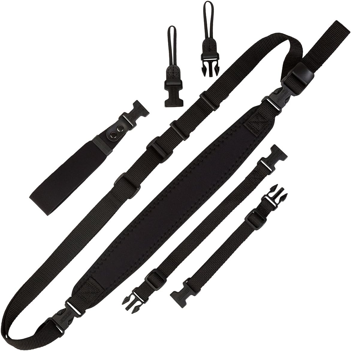 OP/TECH USA 1001001 Super Classic Combo Camera Strap kit, Black