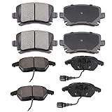 cciyu D1319 D1108 Front & Rear Disc Brake Pads Kit