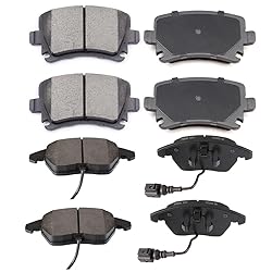 cciyu D1319 D1108 Front & Rear Disc Brake Pads Kit