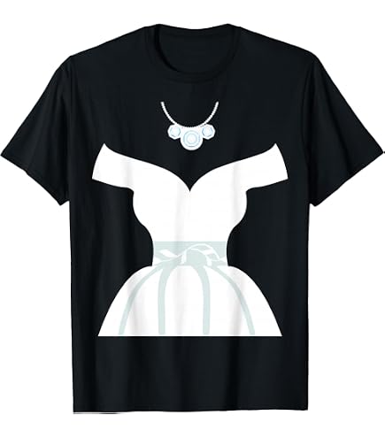 Wedding Dress Tshirt, Fun Bridal Gifts Idea for Bride T-Shirt : Clothing, Shoes & Jewelry