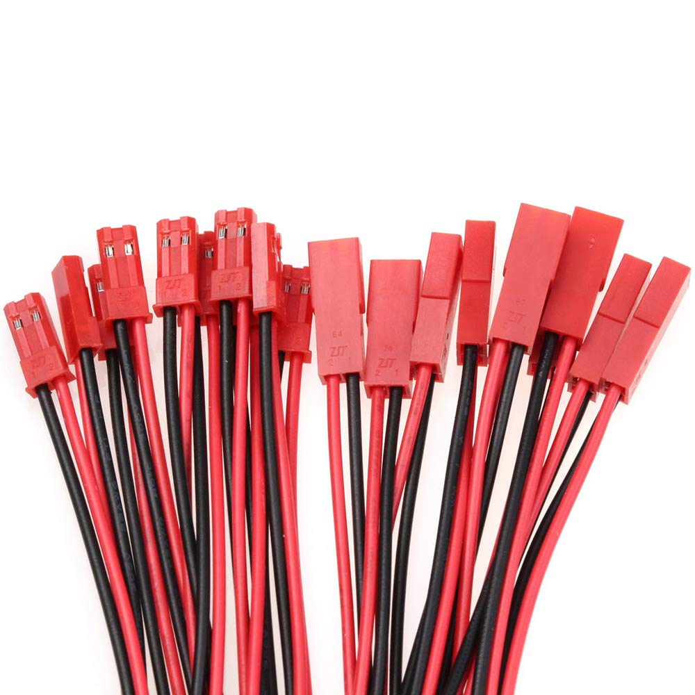 20 works 2 Pin Male Female JST Plug Connectors D-Orange 22 AWG JST Plug Connector Wire Cable Connector Adapter with 10 cm Wire Cable for LED Light Lamp Strip - Image 5