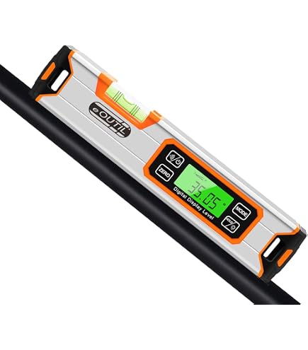 Digital Level and Protractor, 12 Inch IP54 Protected Electronic