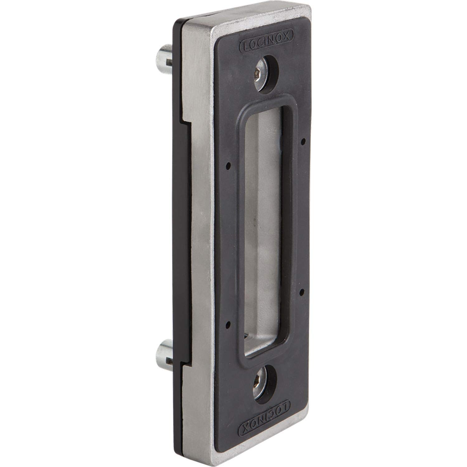 LOCINOX SSKZ QF Strike Plate Sliding Gate SSKZQF 195 x 70 x 22 mm Stainless Steel Silver