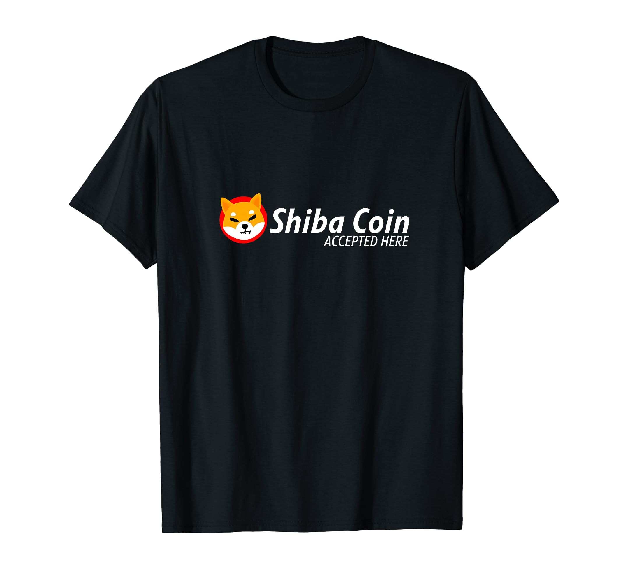 Shiba Coin Accepted Here Cryptocurrency Digital Coin HODL T-Shirt