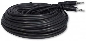 YCS Basics 50 Foot 3.5mm Male to Male Stereo Audio Cable Headphone/Phone / MP3 Cable- for Your Car AUX Port, iPhone, iPod, Smartphone, Tablet