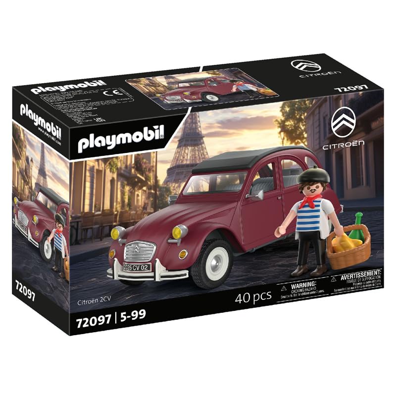 PLAYMOBIL Car Citroën 2CV Garnet Exclusive, 72097