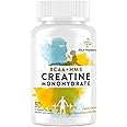8-in-1 Creatine Monohydrate with BCAA & HMB, 5000 mg for Men & Women, Creatine Chews for Muscle, Recovery, Endurance & Strength, High Absorption, Lemon Flavor, Sugar-Free, 90 Tablets
