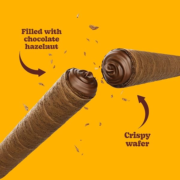 BAUDUCCO WAFER ROLLS, CRISPY VANILLA WAFER ROLLS FILLED WITH CREAMY VANILLA, 14.1 OZ (PACK OF 1)