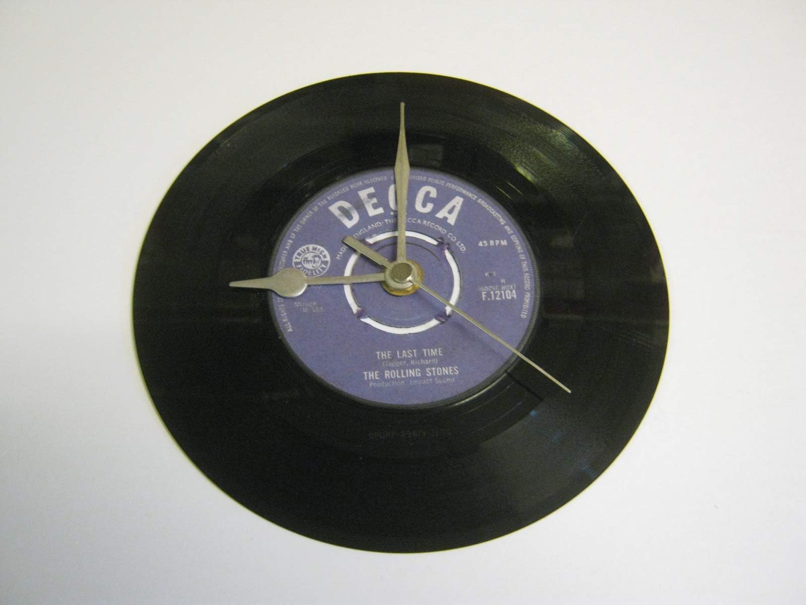 The Rolling Stones - The Last Time - 7" Vinyl Record Wall Clock