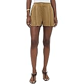 Norma Kamali Women's Faux Suede Pleated Shorts