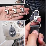 Yoicn Lth 40 PCS Silver Lobster Claw Clasps 360° Rotating Snap Hooks view 5