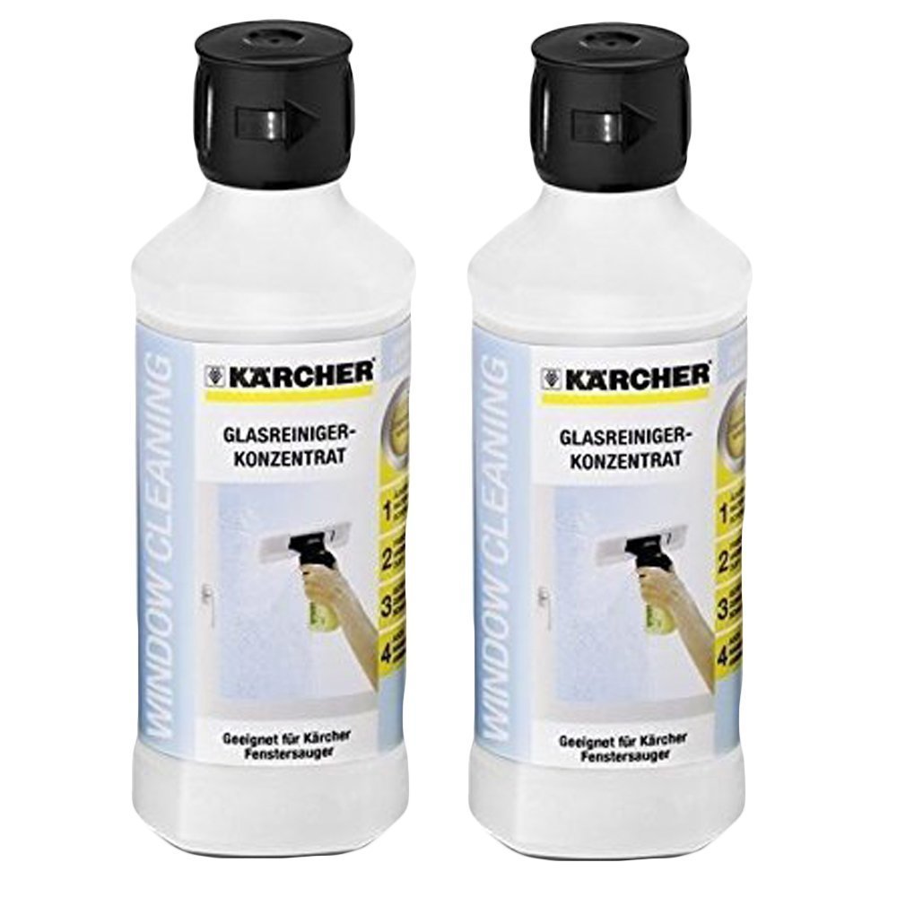 Karcher RM500 Window Vac Glass Cleaning Concentrate, 500ml(Pack of 2