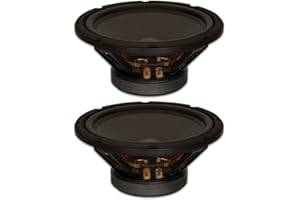 Goldwood Sound, Inc. Studio Subwoofer, Heavy Duty 4ohm 10" Woofers 400 Watts Each Replacement 2 Speaker Set (GW-10PC-4-2)