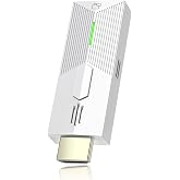 2026 Upgrade Wireless Display Dongle Adapter, Portable Transmitter 1080p HDMI Streaming, AirPlay/Miracast, 5GHz WiFi | Plug &amp; Play for Smartphone/PC/TV/Projector