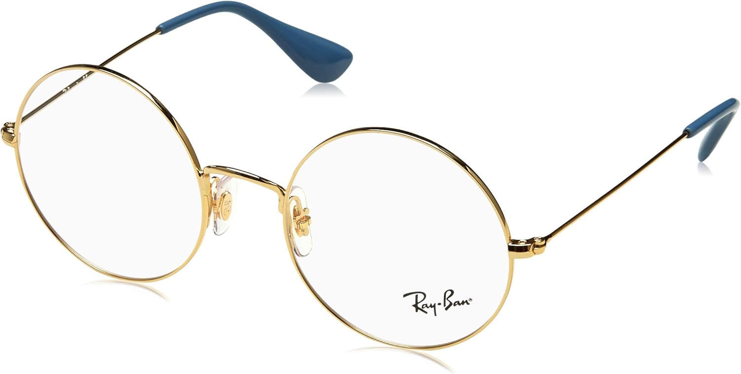 RayBan Unisex RX6392 JaJo Eyeglasses Gold 53mm at Amazon Women’s