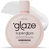 glaze Supergloss Sheer Glow Clear Conditioning Gloss With Dispensing Pump – Transparent Hair Gloss For All Hair Types & Colors – Boosts Color, Shine & Lightweight Hydration - 6.4 Fl Oz