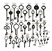 Makhry 42pcs Jewelry Making Charms Craft keys Decorative Key Skeleton Bronze Key in Antique Bronze Style for Wedding Graduation Christmas (Antique Bronze)