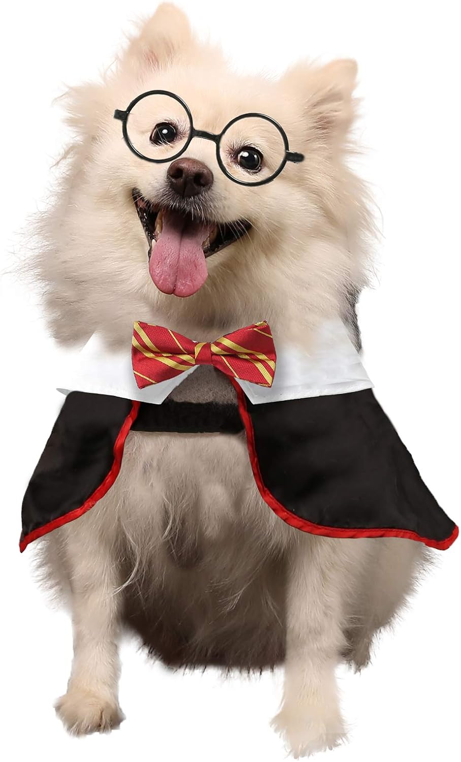 dog clothes for large dogs on Pet Supplies Coomour Dog Halloween Wizard Cosutme Pet Cat Puppy Cute Outfits Clothes For Small Medium Large Dogs Cats Shirt With Glasses Apparel Accessories