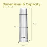 Milton Flip Lid 750 Stainless Steel Bottle 24h Temp Retention 25 oz Silver view 5