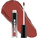 BUXOM Full-On Plumping Liquid Matte Lipstick, 8HR Long Wear, Lip Plumper with Vitamin E, Hyaluronic Acid & Plumping Peptide Complex, Transfer-Proof, Cruelty-Free