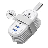 BEVA Travel Power Strip with USB C Ports, PD 20W