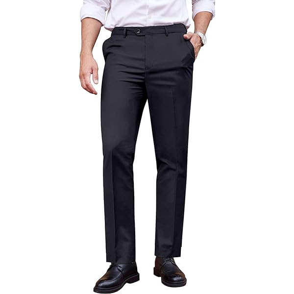 Amazon.com: Concitor Linen Men's Dress Pants Trousers Flat Front Slacks Solid Black Color 30 : Clothing, Shoes & Jewelry Amazon.com: Concitor Linen Men's Dress Pants Trousers Flat Front Slacks Solid Black Color 30 : Clothing, Shoes & Jewelry