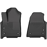 Husky Liners Weatherbeater Floor Mats | Fits 2022-2025 Jeep Wagoneer w/ 2nd Row Bucket Seat | Front Row, 1-pc Black - 17161