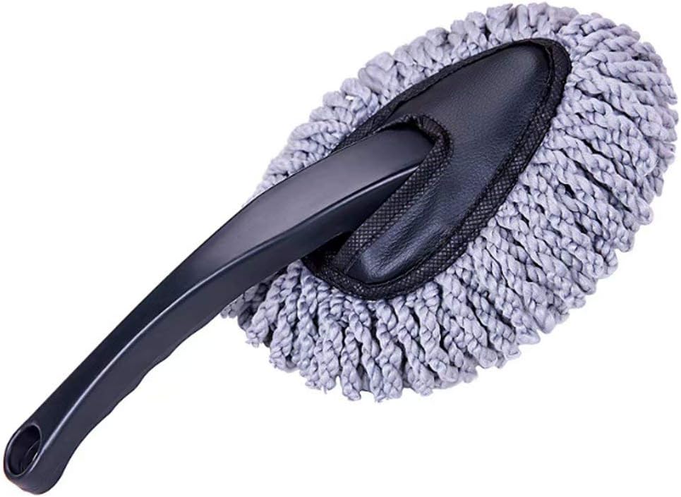 Shopping GD Multi-functional Car Duster Cleaning Dirt Dust Clean Brush Dusting Tool Mop Gray Car Cleaning Products: Automotive
