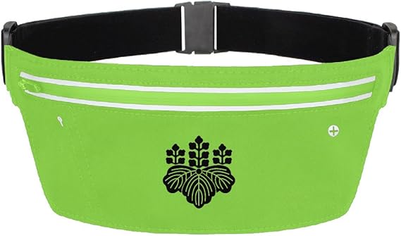 Amazon Co Jp 豊臣秀吉 五七の桐 苗字 家紋 ウエストバッグ ウエストポーチ ランニング サイクリング スポーツ One Size イエロー 服 ファッション小物