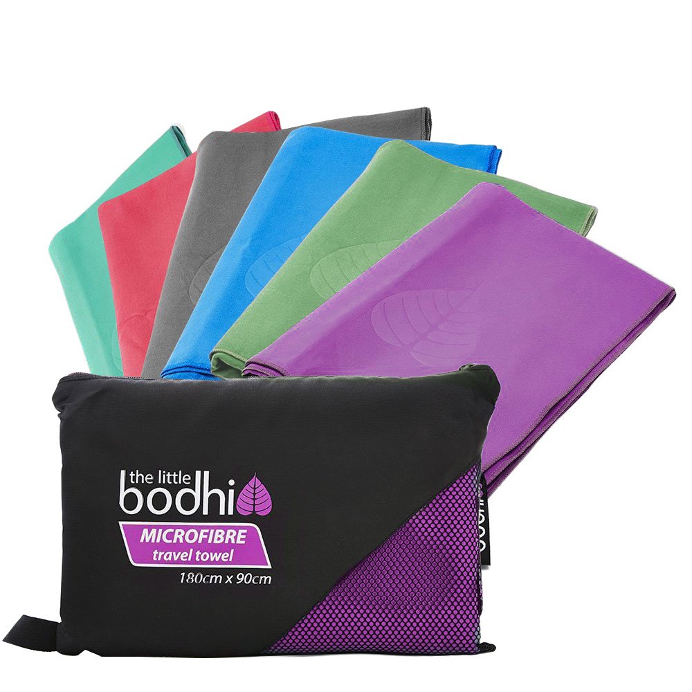 The Little Bodhi Microfibre Towel Purple 100cm x 50cm