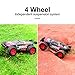 Rolytoy Remote Control Car, Electric RC Cars Off Road Monster Trucks Buggy with 1:12 Scale 2.4Ghz Radio Controlled 4WD 48km/h High Speed 1500mAh Batteries Red