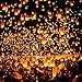 10 PCS Chinese Sky Lanterns Wishing Lantern for Birthdays, Holidays, Weddings, Party (white)