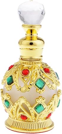 Amazon メタル製 中東スタイル 15ml 香水ボトル 精油瓶 精緻な 工芸品 ホーム デコレーション 全2色 ゴールド Perfk アトマイザー 通販