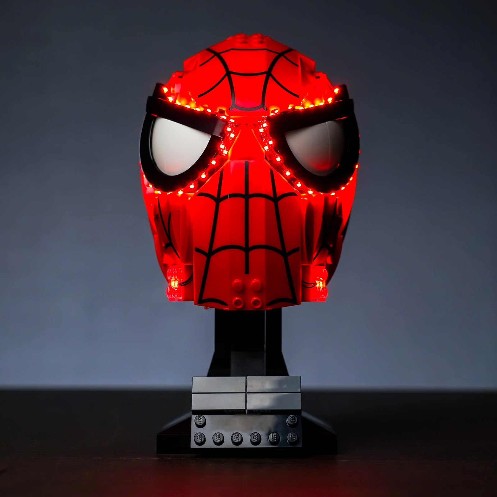 Light Kit for Lego Spider-Man's Mask, Lighting Set for Lego 76285 Marvel Spider-Man's Mask - Not Include Models, Just Light Kit (Actions Control version) — image 1