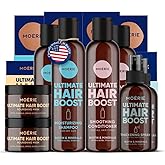 Moerie Ultimate Hair Growth Shampoo 2x 4-Pack Set – Moisturizing for Longer, Thicker, Fuller Hair – Vegan, Volumizing, Paraben & Silicone Free – All Hair Types – 8 x 8.45 fl oz (250ml)