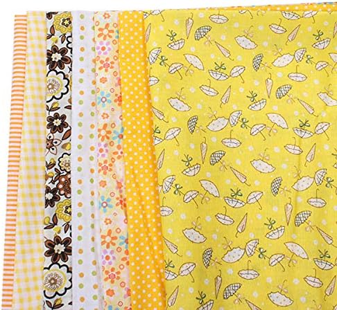 豊富な種類 Iikuru カットクロス 布 花柄 プリント おしゃれ 手芸 マーケット 生地 ２５ ２５ 手芸用 イエロー 布セット 花 パッチワーク Y424 ハンドメイド はぎれ