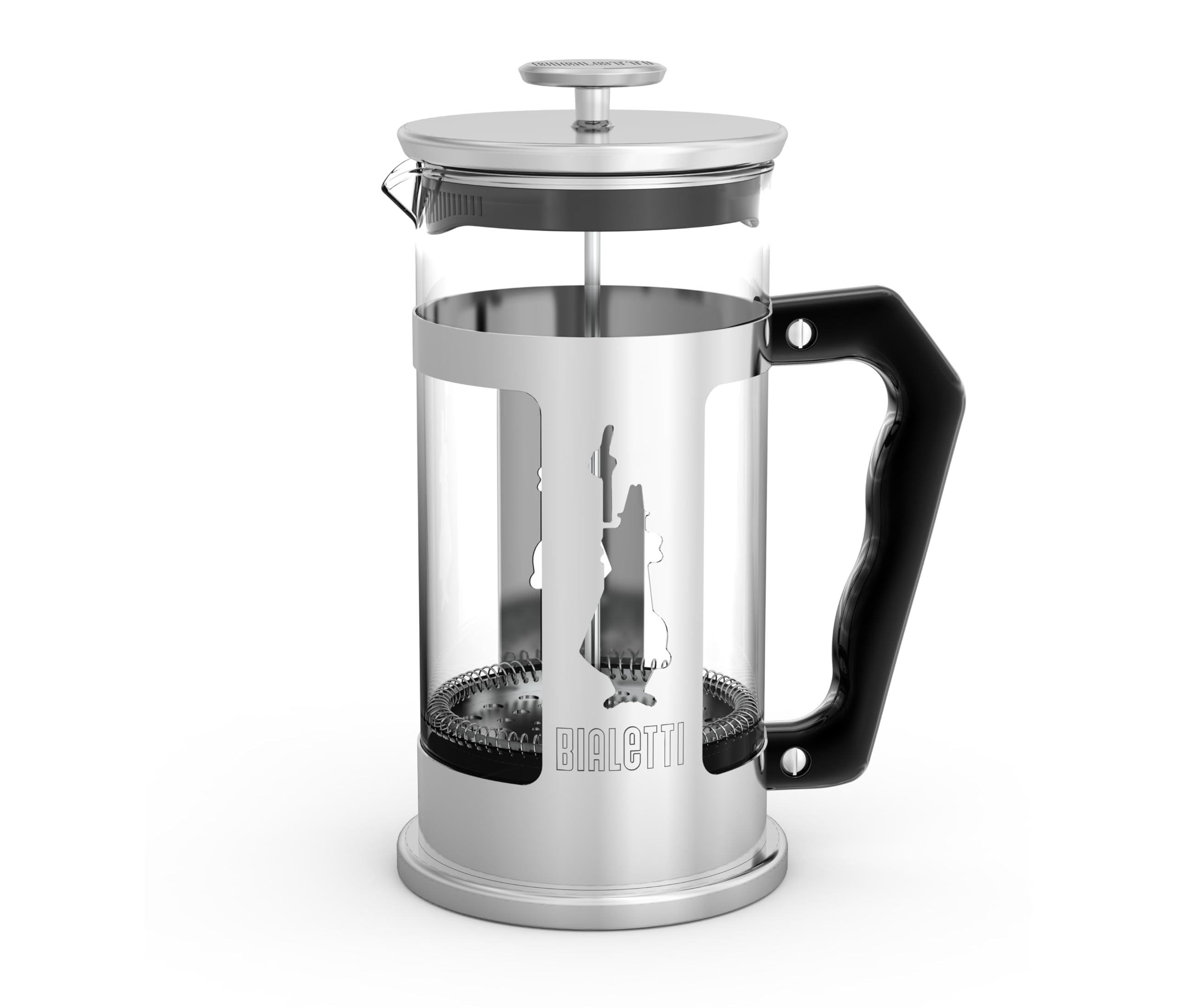 Photo 1 of Bialetti 6860 Preziosa Stainless Steel 3-Cup French Press Coffee Maker, Silver (06860)