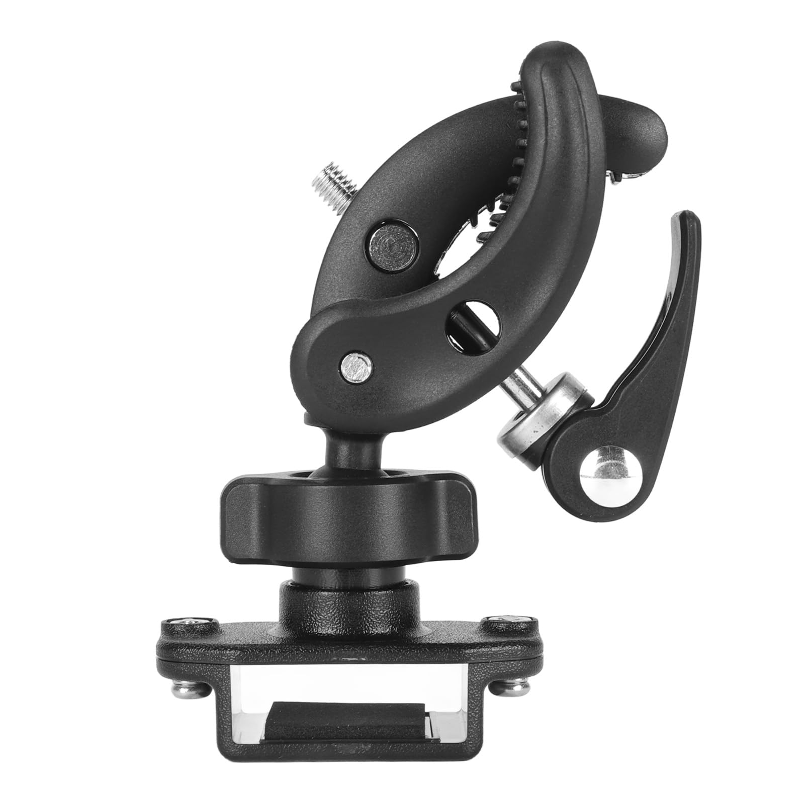 Motorcycle Bike Holder for Walkie Talkie Bracket, Adjustable Mount for Two Way Radio with Wide Compatibility for Anytone for for Handheld CB Radios