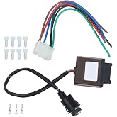 12V 24V Car Seat Heater &amp; Ventilation Control Switch Kit, 23mm Rotary Knob Climate Control Switch with LED Indicator, Automotive Seat Heating Cooling Retrofit Controller(Ventilationhea line)