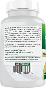 Best Naturals Potassium Iodide 130 mg 90 Tablets Dietary Supplement view 7