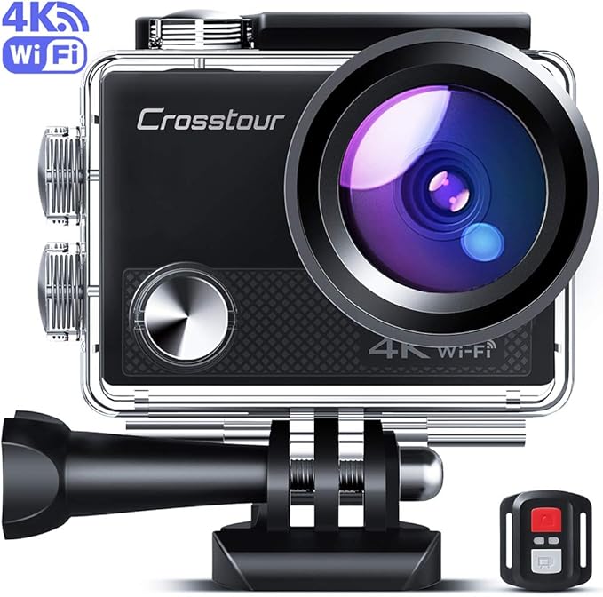 【Upgraded】Crosstour 4K 20MP Action Camera WiFi Sports Amazon.co.uk