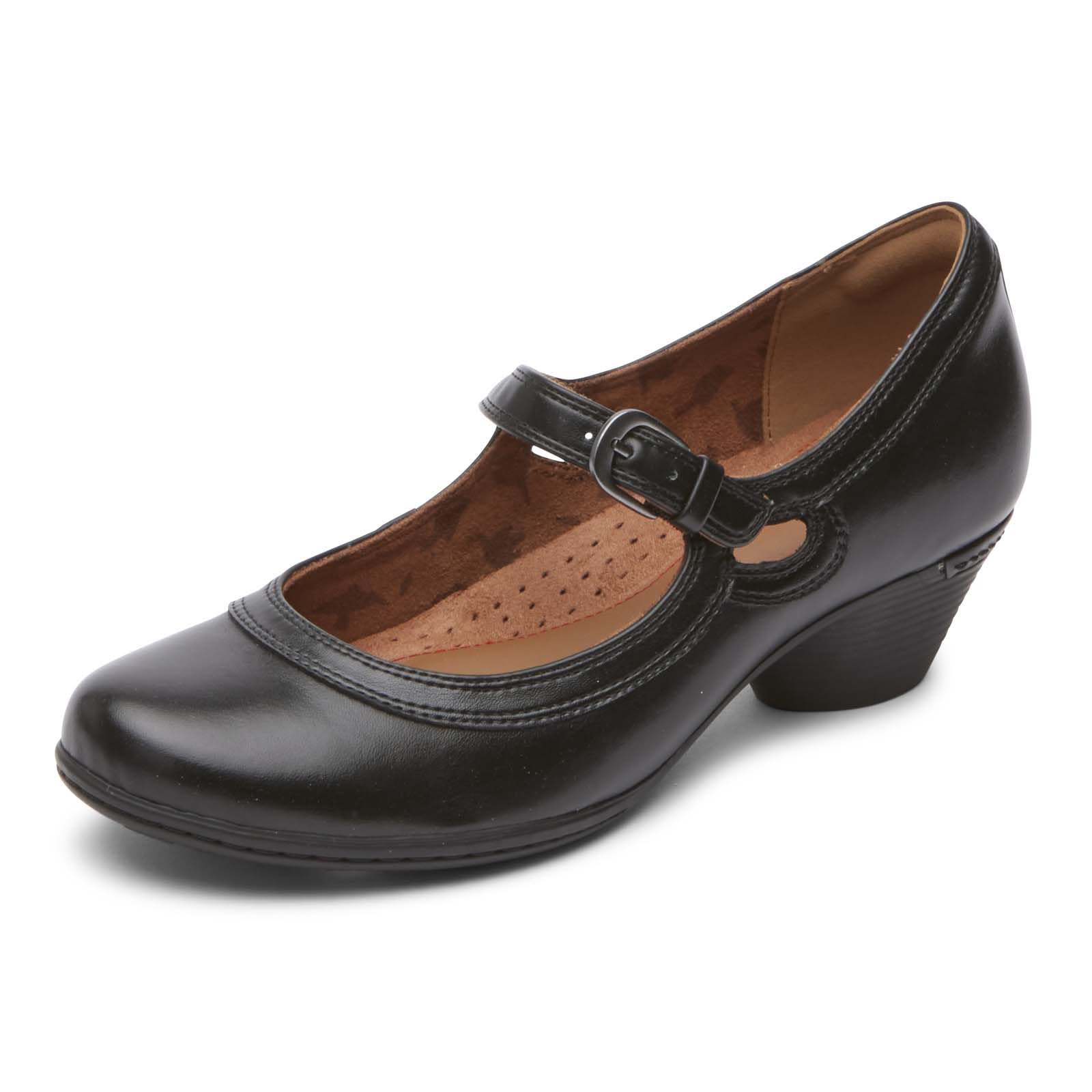 Cobb Hill Women’s Laurel Maryjane Loafer, Black Leather, 10